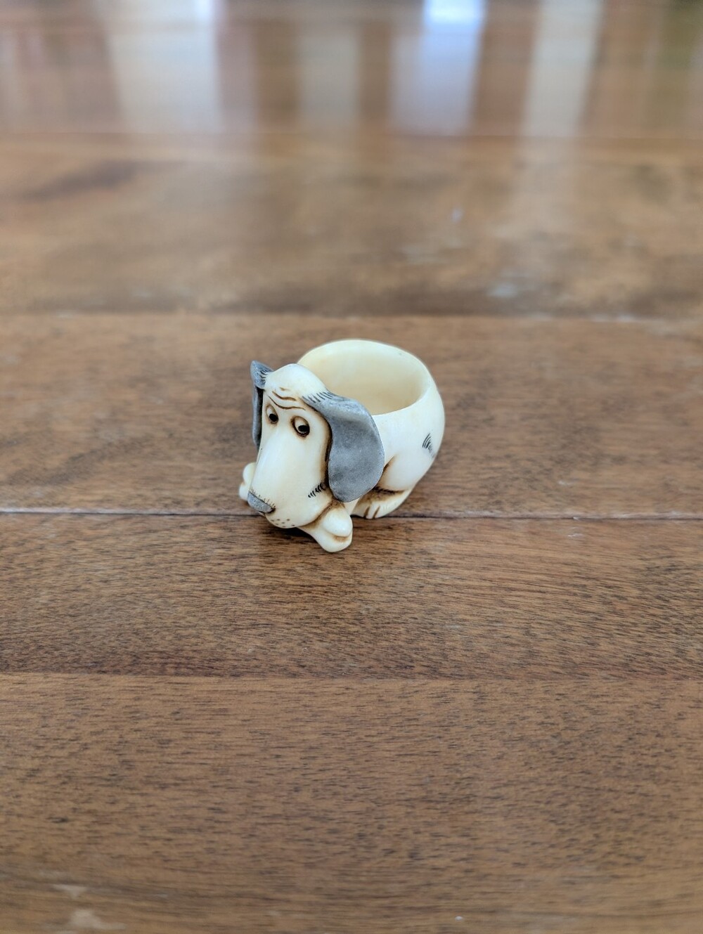 Harmony Kingdom Pot Belly‎ "Wallie" Farmyard Times Hound Dog Figurine Trinket